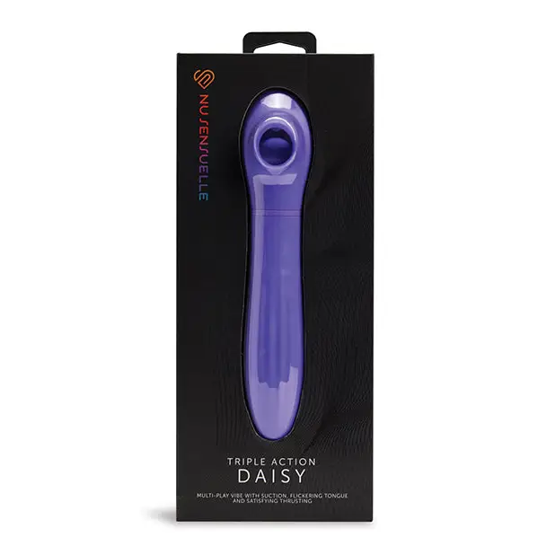 Nu Sensuelle Triple Action Daisy - Purple - Plain Vibrator