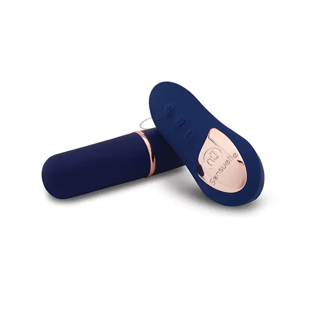 Nu Sensuelle Wireless Bullet Plus with Remote Control - Blue - Bullet Vibrator