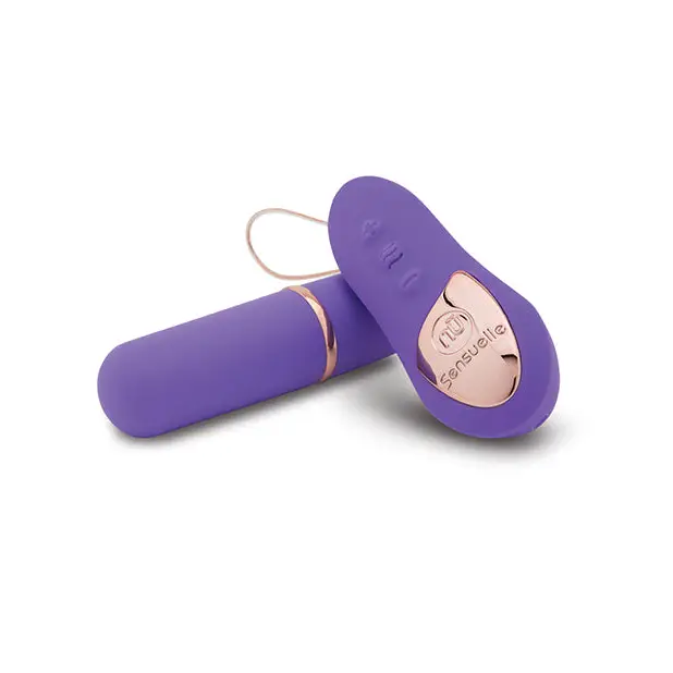 Nu Sensuelle Wireless Bullet Plus with Remote Control - Purple - Bullet Vibrator