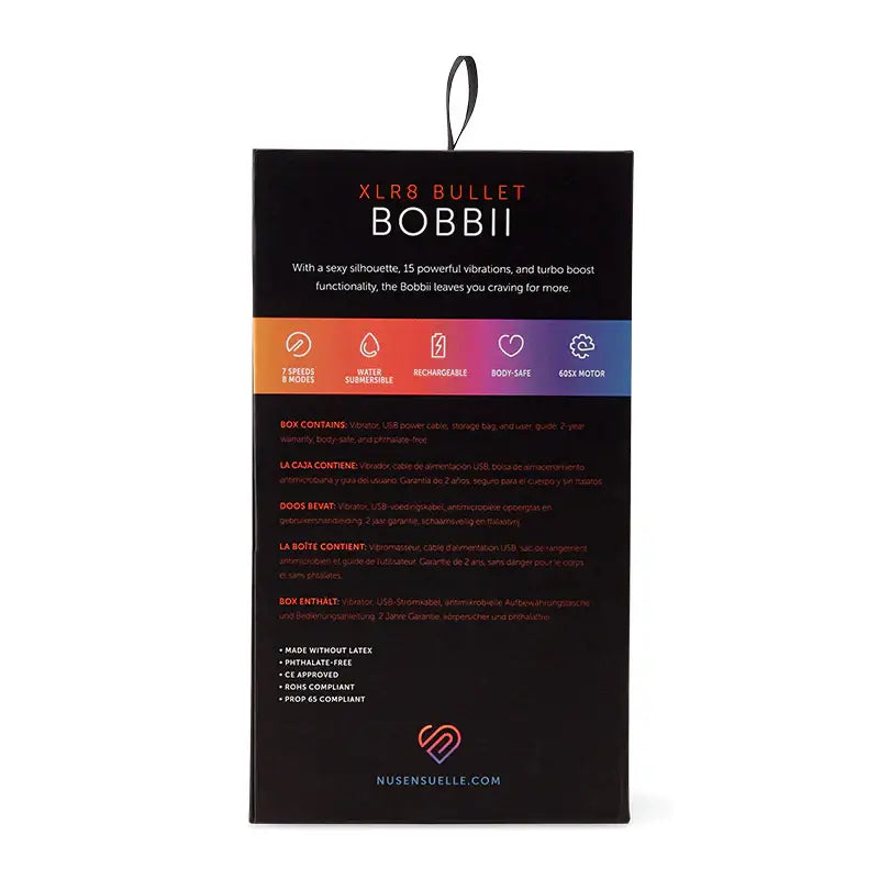 Nu Sensuelle XLR8 Bullet Bobbii - Bullet Vibrator