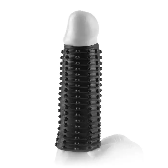 Pipedream Fantasy X-tensions Magic Pleasure Sleeve - Black - Penis Extenders