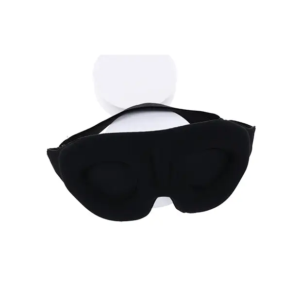 Saffron Blackout Memory Foam Blindfold - Black - Bondage Blindfolds & Restraints