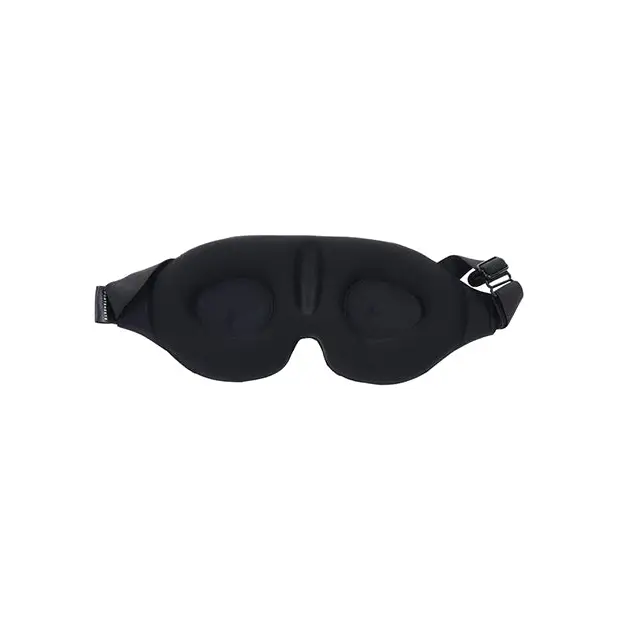 Saffron Blackout Memory Foam Blindfold - Black - Bondage Blindfolds & Restraints