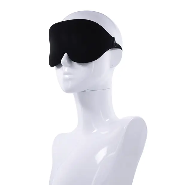 Saffron Blackout Memory Foam Blindfold - Black - Bondage Blindfolds & Restraints