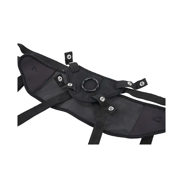 Saffron Breathable Mesh Strap-On - Black - Strap Ons