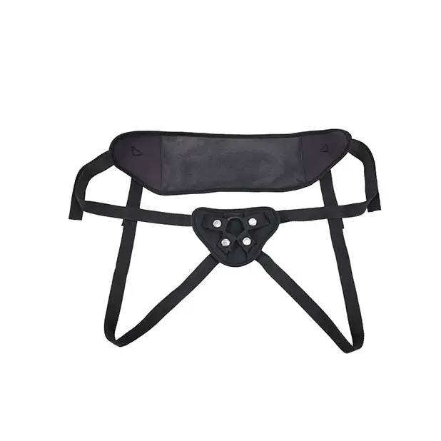 Saffron Breathable Mesh Strap-On - Black - Strap Ons