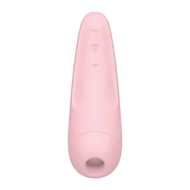 Satisfyer Curvy 2+ Air Clitoral Stimulator + Vibrator with App Control - Pink