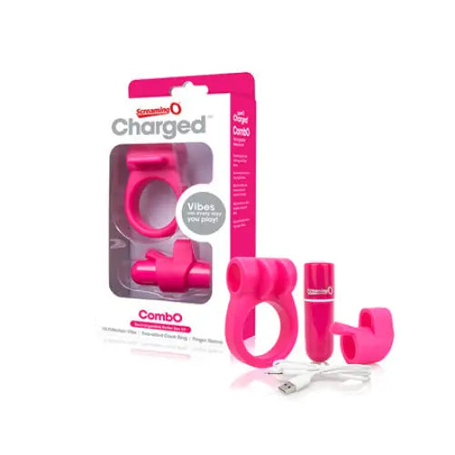 Screaming O Charged CombO Kit #1 - Pink - Bullet Vibrator