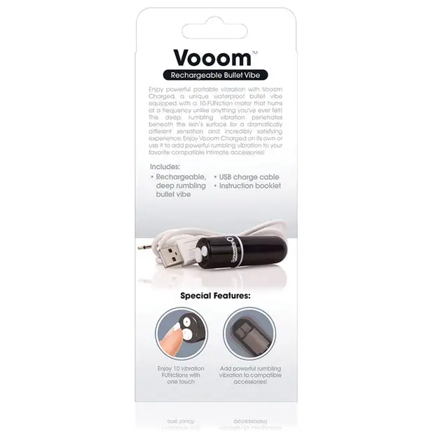 Screaming O Charged Vooom Rechargeable Bullet Vibe - Bullet Vibrator