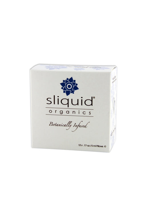 Sliquid Lubricants Sliquid Organics Lube Cube 12 Sample Packs at the Haus of Shag