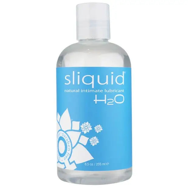 Sliquid Naturals H2O Intimate Lube bottle with white cap - Glycerine & Paraben Free