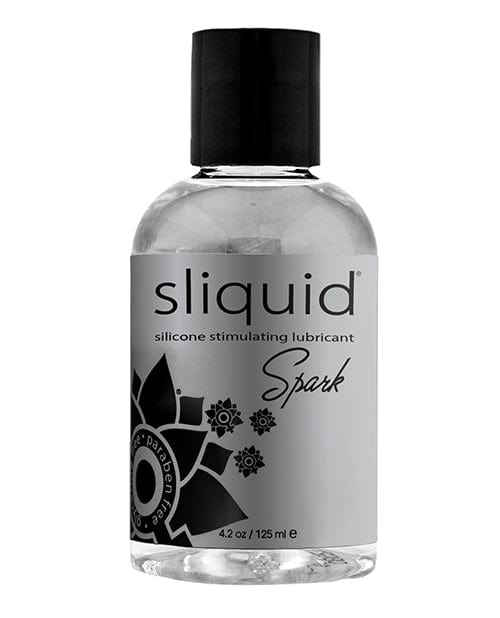 Sliquid Silicone Lubricant 4.2 oz. Sliquid Spark Silicone Lubricant with Menthol at the Haus of Shag