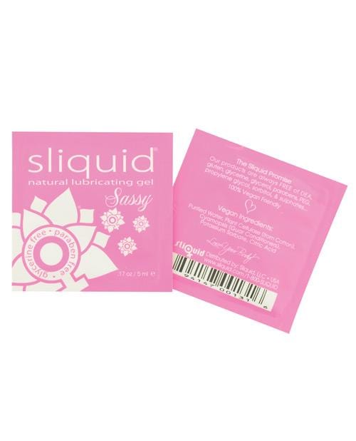 Sliquid Water Based Lubricant .17 oz. Sliquid Sassy Water-Based Anal Lubricant at the Haus of Shag