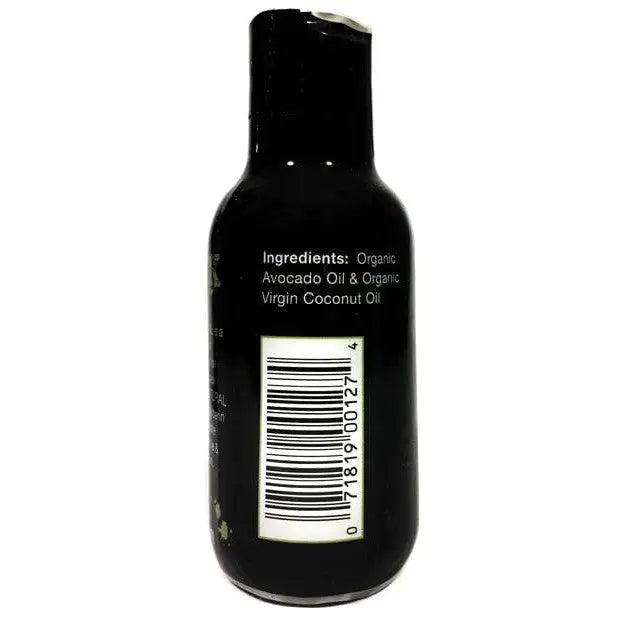Black bottle of SPUNK Natural Oil-Based Lube with organic avocado and coconut oils
