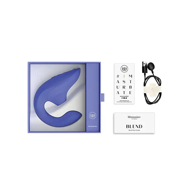 Womanizer Blend - Vibrant - Blue - Vibrators