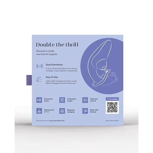 Womanizer Blend - Vibrant - Blue - Vibrators