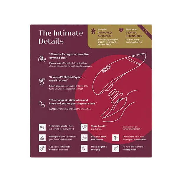 The ultimate tattoo kit for artists shown with Womanizer Premium featuring pleasure air technology