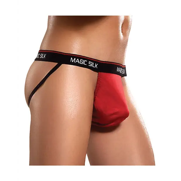 100% Silk Jock Strap Red - Jock Strap