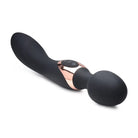 Wand Essentials Wand Black 10x Dual Duchess 2-in-1 Silicone Massager at the Haus of Shag