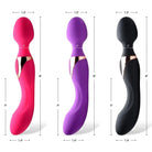 Wand Essentials Wand Black 10x Dual Duchess 2-in-1 Silicone Massager at the Haus of Shag