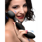 Wand Essentials Wand Black 10x Dual Duchess 2-in-1 Silicone Massager at the Haus of Shag