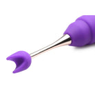 inmi Vibrator Purple 10x En Pointe Silicone Pinpoint Teaser With Attachments at the Haus of Shag