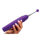 inmi Vibrator Purple 10x En Pointe Silicone Pinpoint Teaser With Attachments at the Haus of Shag