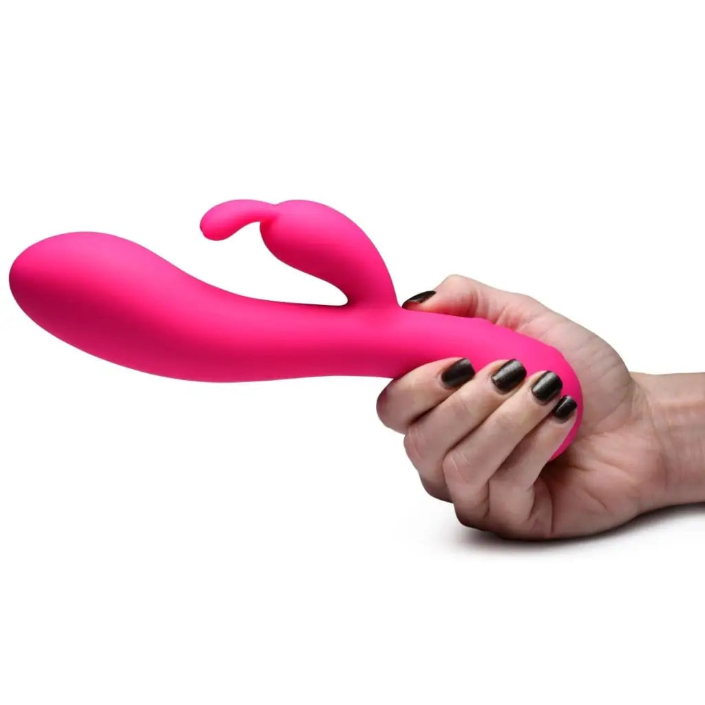 Rumblers Vibrator 10x Rabbit Silicone Vibrator at the Haus of Shag