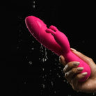 Rumblers Vibrator 10x Rabbit Silicone Vibrator at the Haus of Shag