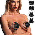 10x Rotating Nipple Suckers With 4 Attachments - Nipple-suckers