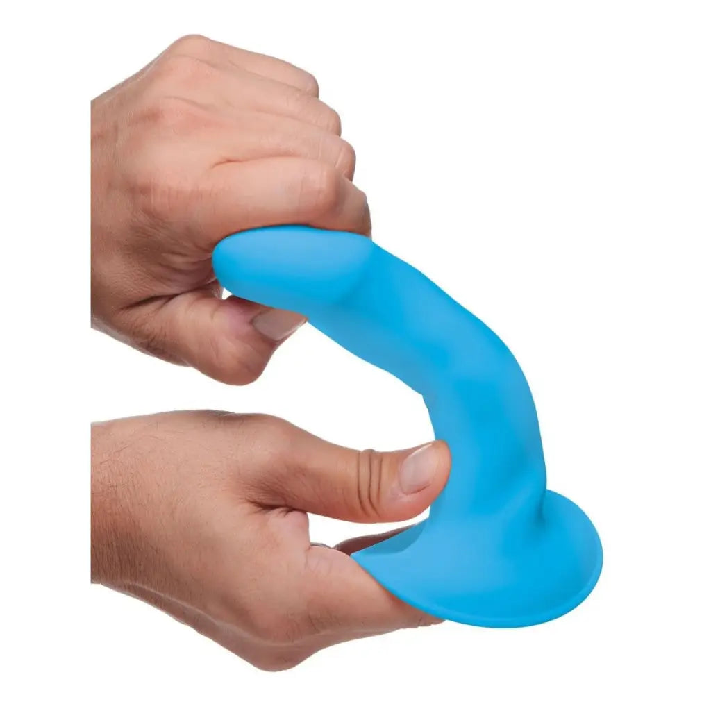 Squeeze-It Vibrator 10x Squeezable Vibrating Dildo at the Haus of Shag