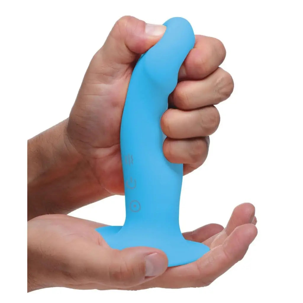 Squeeze-It Vibrator 10x Squeezable Vibrating Dildo at the Haus of Shag