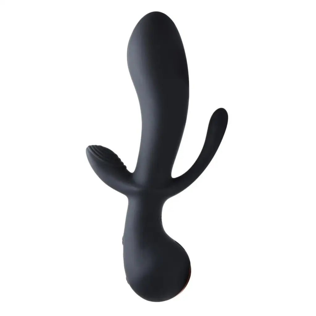 Rumblers Vibrator 10x Triple Stim Silicone Vibrator at the Haus of Shag