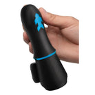 Trinity Vibes Powered Stroker Black 10x Turbo Silicone Penis Head Pleaser at the Haus of Shag