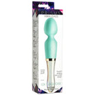 10x Turquoise Dual Ended Silicone And Glass Wand - Wand