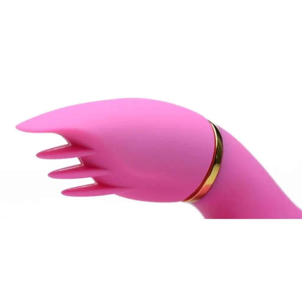 inmi Vibrator 10x Versa-thrust Vibrating And Thrusting Silicone Rabbit With 3 Attachments at the Haus of Shag