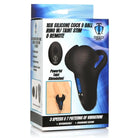 10x Vibrating Silicone Cock Ring with Remote Control for Enhanced Stimulation