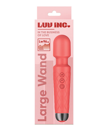 Luv Inc Lw96 Large Wand Rechargeable Flexible Silicone Vibrator