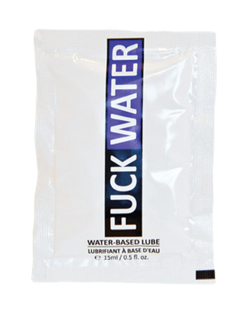 Fuck Water .3 Oz Water Based Lubricant Pillow Packs