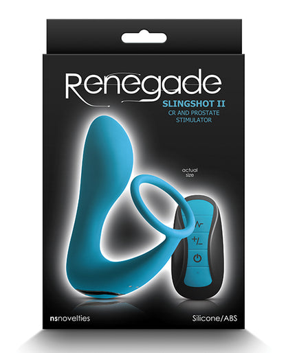 Renegade Slingshot II Cock Ring & Prostate Stimulator Teal