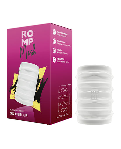 ROMP Mosh Clear Compact Reversible Manual Stroker