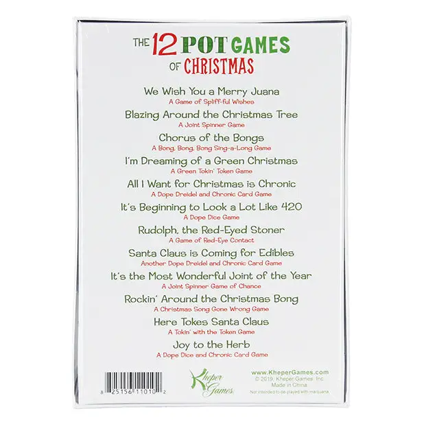 12 Pot Games of Christmas - Games