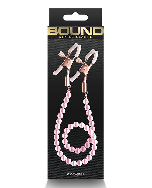 Bound Nipple Clamps DC1 Pink