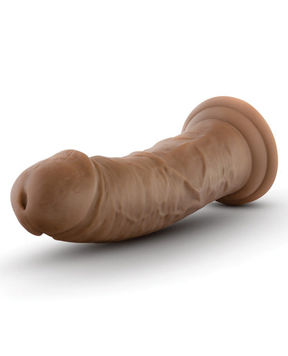 Blush Au Naturel 8 in. Posable Dual Density Dildo with Suction Cup Tan