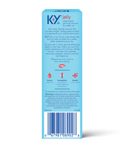 K-Y Jelly Classic Personal Lubricant 4 oz. Tube