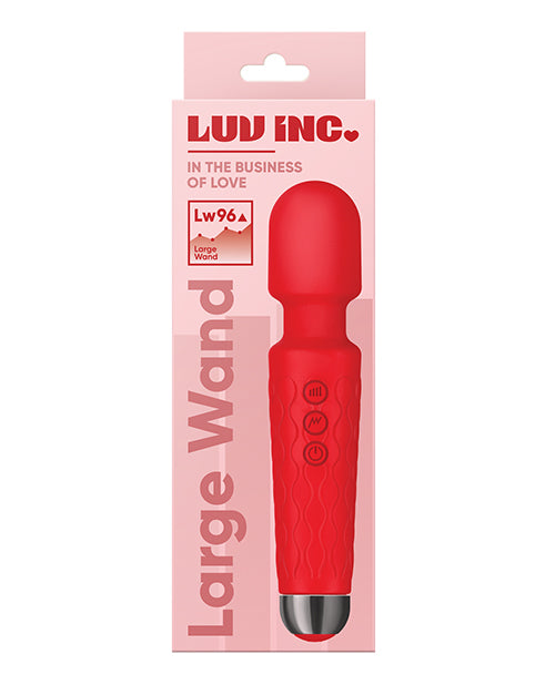 Luv Inc Lw96 Large Wand Rechargeable Flexible Silicone Vibrator