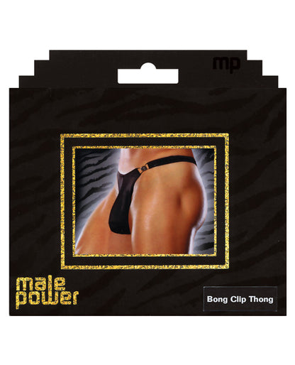 Male Power Bong Clip Thong L/XL Underwear