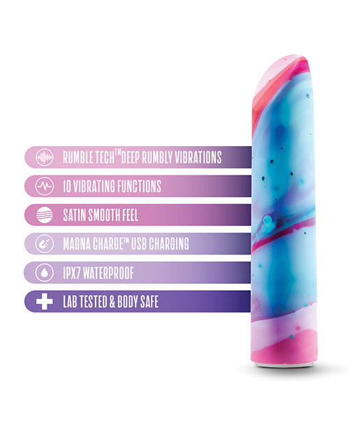 Blush Limited Addiction Fascinate Power Vibe Rechargeable Bullet Peach