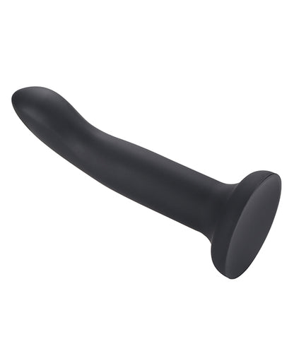 Gender Fluid Enthrall 6.5 in. Silicone Strap-On Dildo Black