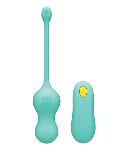 Romp Cello Blue Rechargeable Remote-Controlled Silicone G-Spot Egg Vibrator